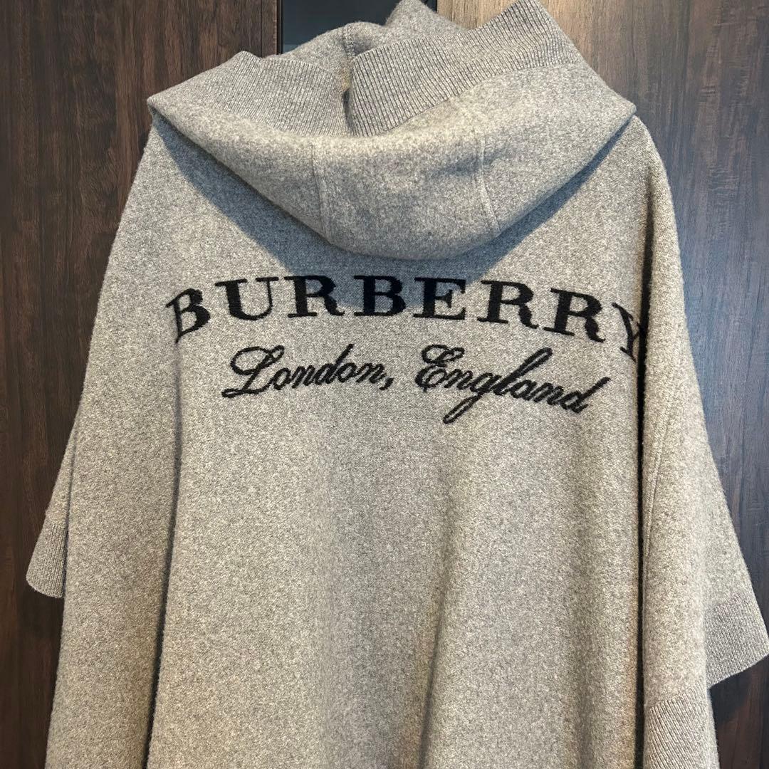 バーバリー BURBERRY London England ポンチョ フード