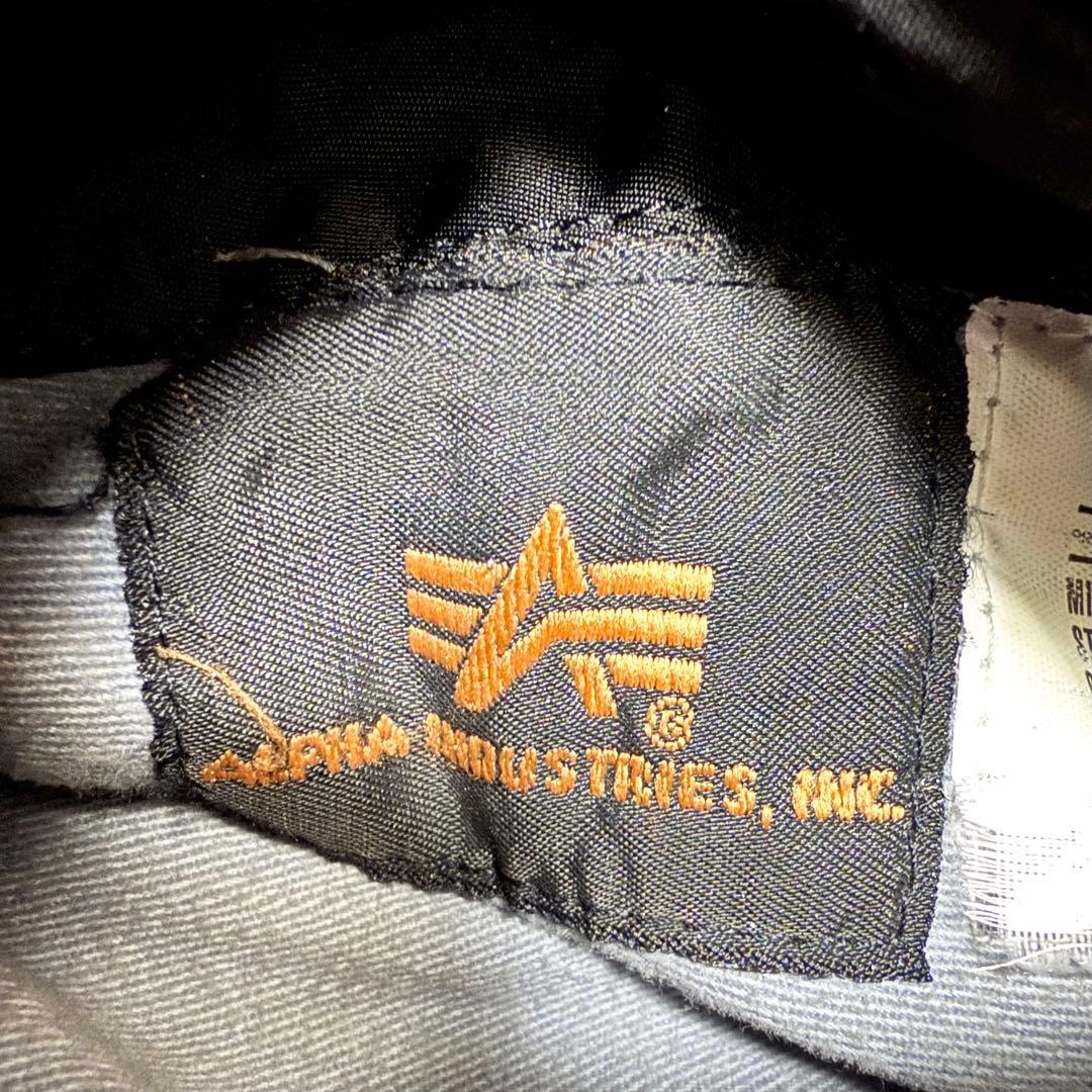 アルファma1 ジャケット フライトジャケット ブラック M