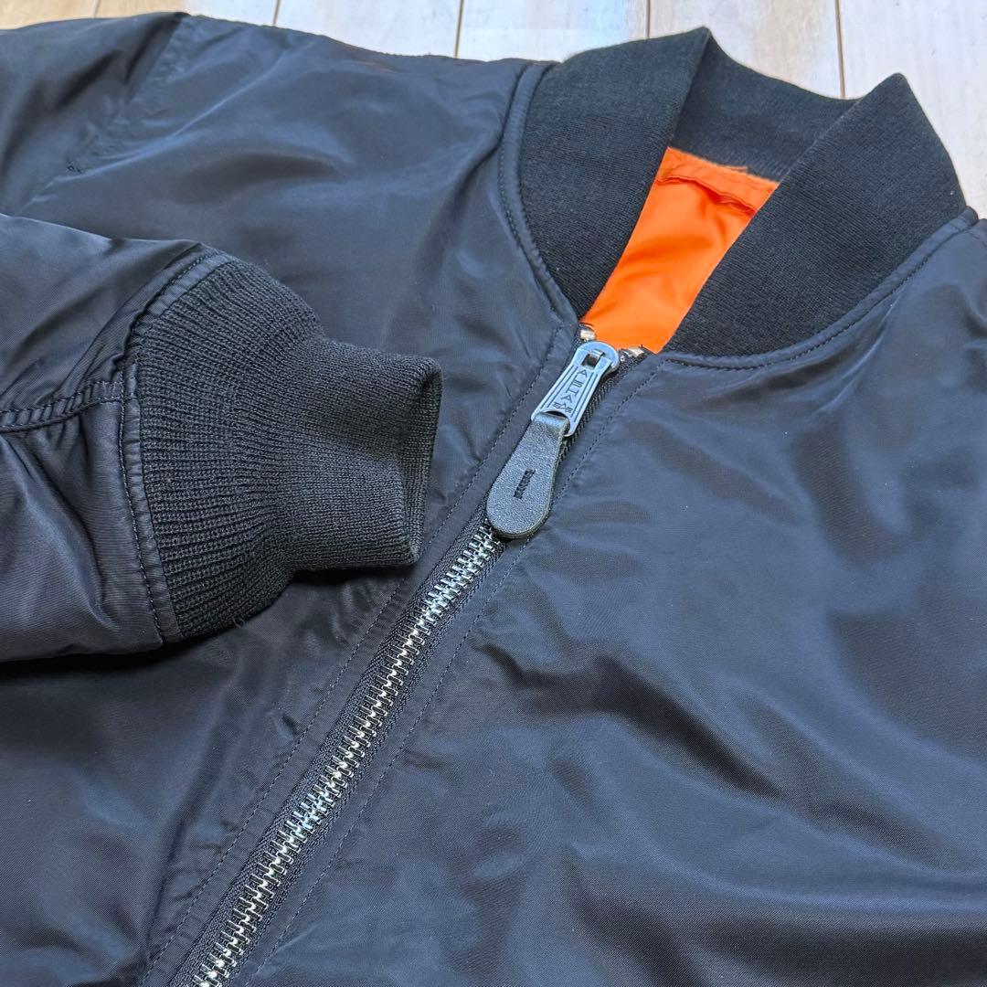 アルファma1 ジャケット フライトジャケット ブラック M