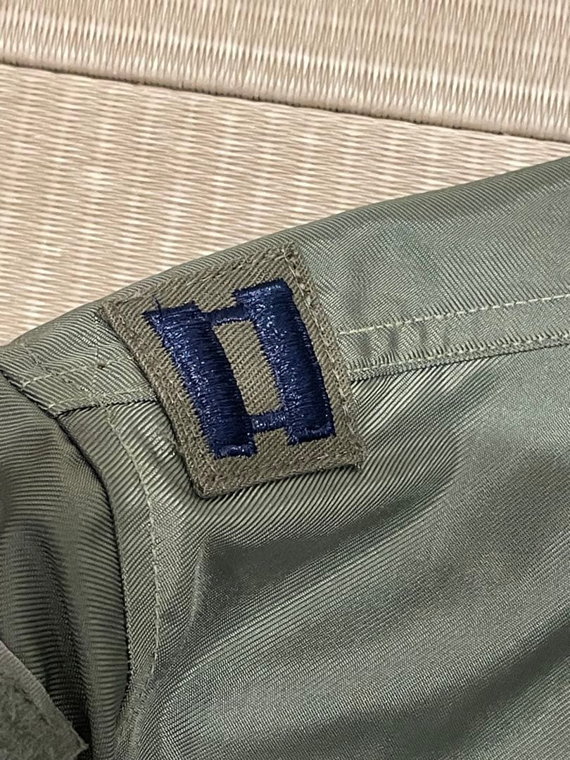 米空軍本物CWU-36Pフライトジャケット09年Mサイズ太平洋空軍大尉キャプテン