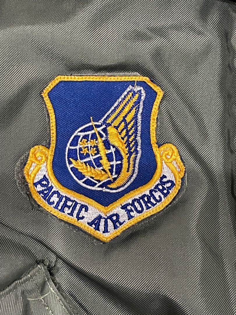 米空軍本物CWU-36Pフライトジャケット09年Mサイズ太平洋空軍大尉キャプテン
