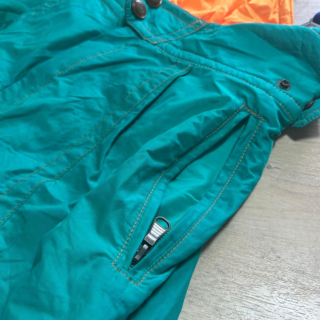 【ゴールドウィン】フリーサイズ(O)スキーウェアパンツ　レトロサスペンダーパンツ