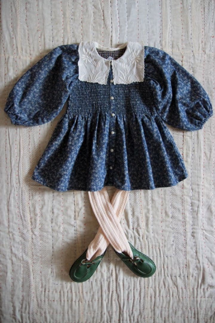 bonjour diary denim ワンピース 2-3y