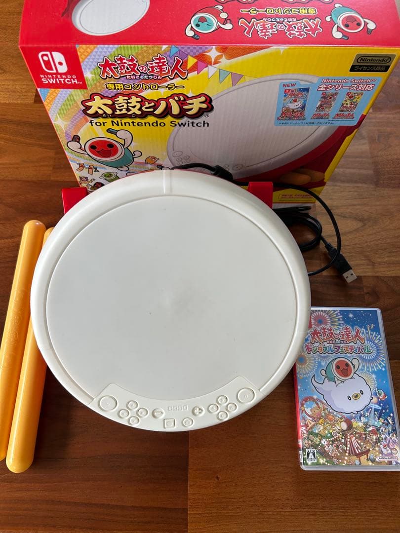 Switch 太鼓の達人 ドンダフルフェスティバル 太鼓とバチセット