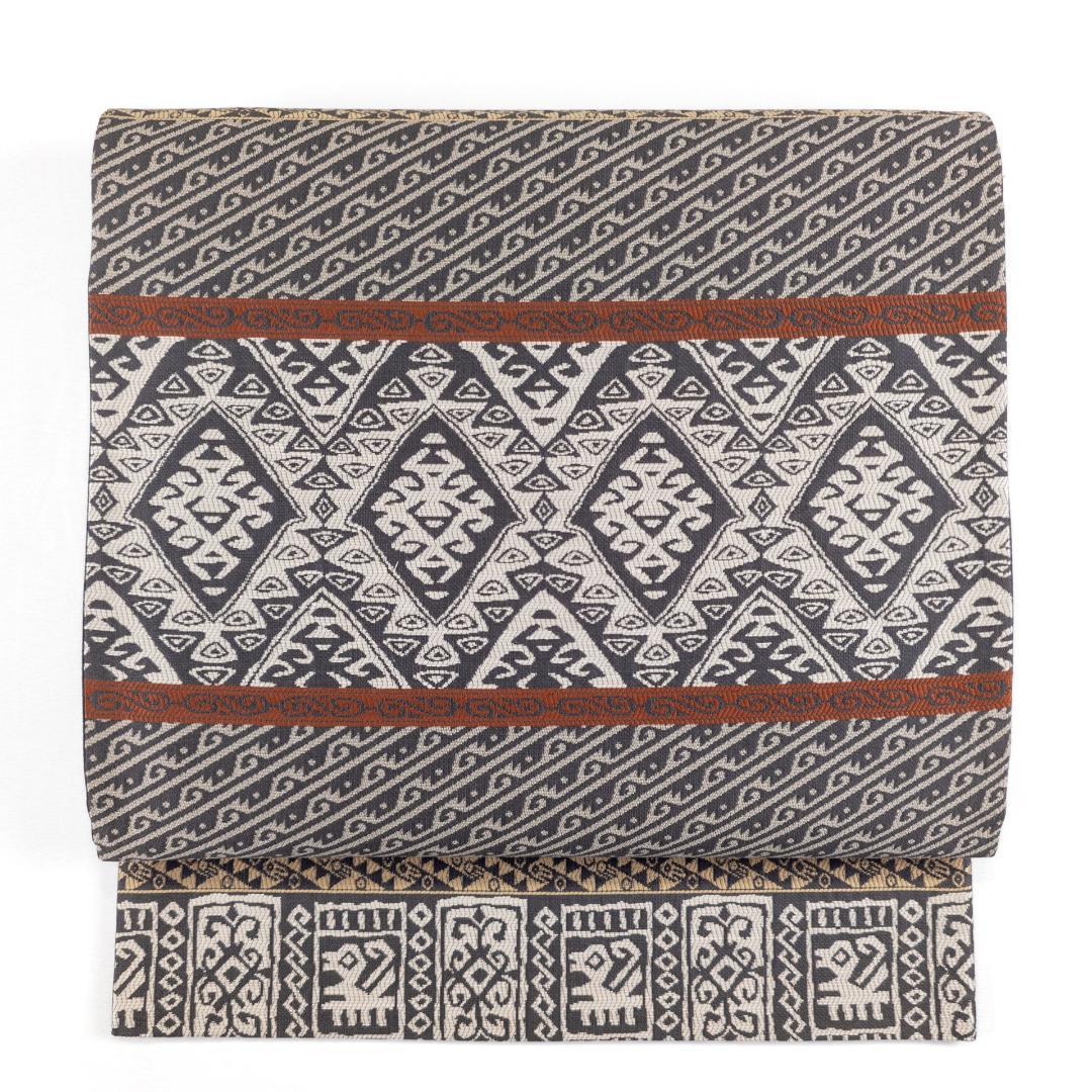 Morocco R7SK1383 袋帯 洒落袋帯 コプト 幾何文様 六通柄