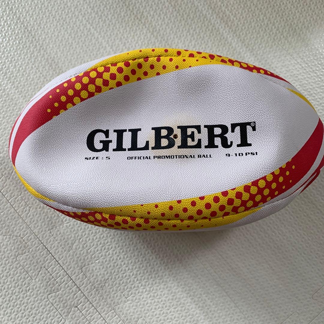 DHL ラグビーボール　GILBERT