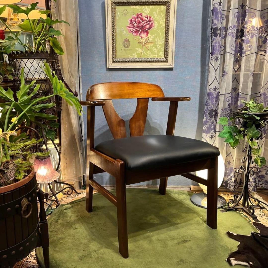 まきまきミッドセンチュリー　ヴィンテージ 80’s ショートアームチェア