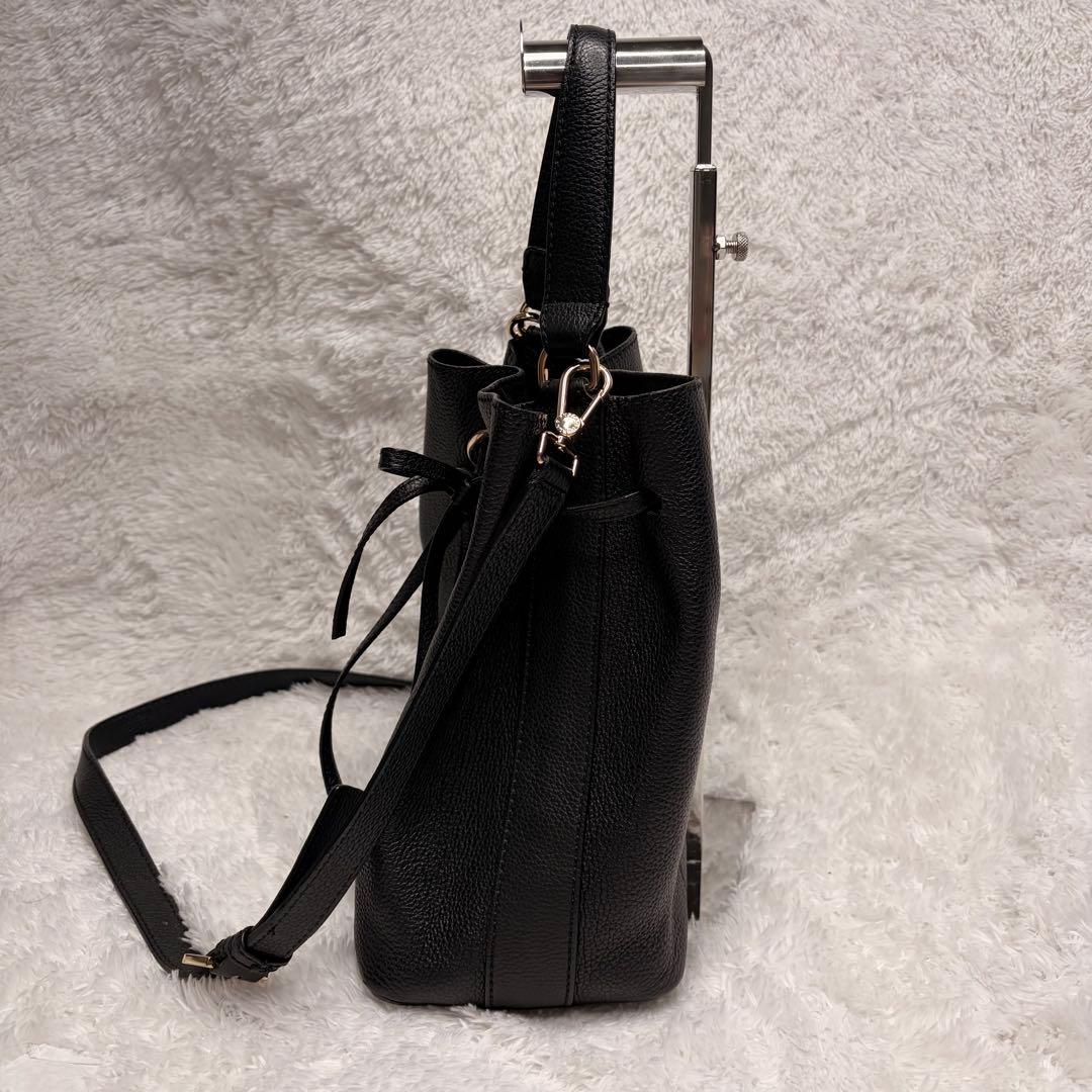 美品✨FURLA 2wayバック　ショルダーバッグ コスタンザ　ブラック