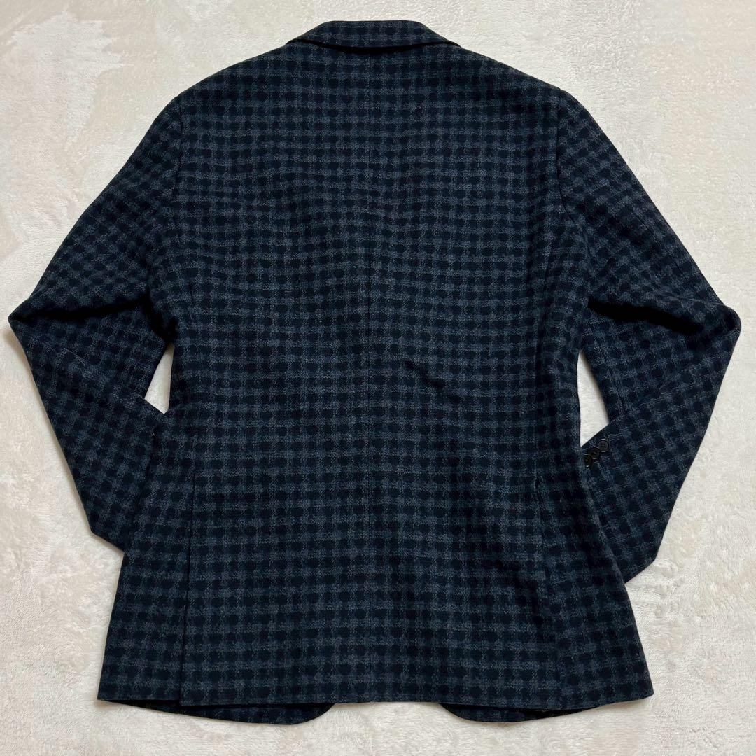 極美品✨BEAMS F ビームスエフ　チェック　ツイードジャケット　サイズ50