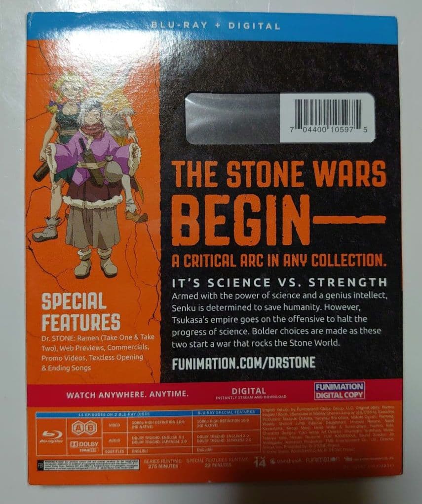 Dr.STONE ドクターストーン シーズン1 限定スチールブック シーズン2