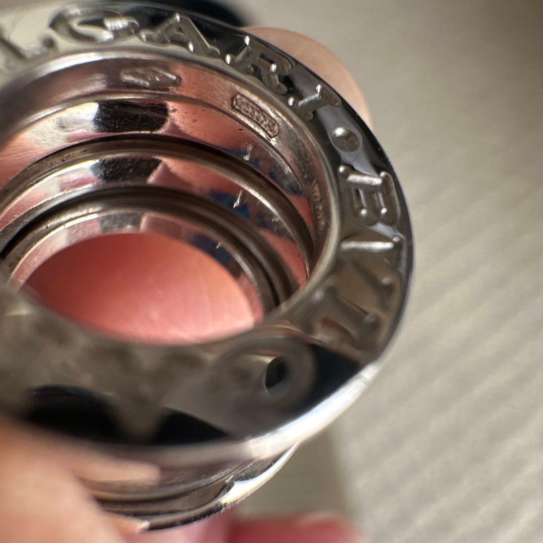 ブルガリ　ペンダントトップ　ビーゼロワン　B-zero1 K18WG ネックレス