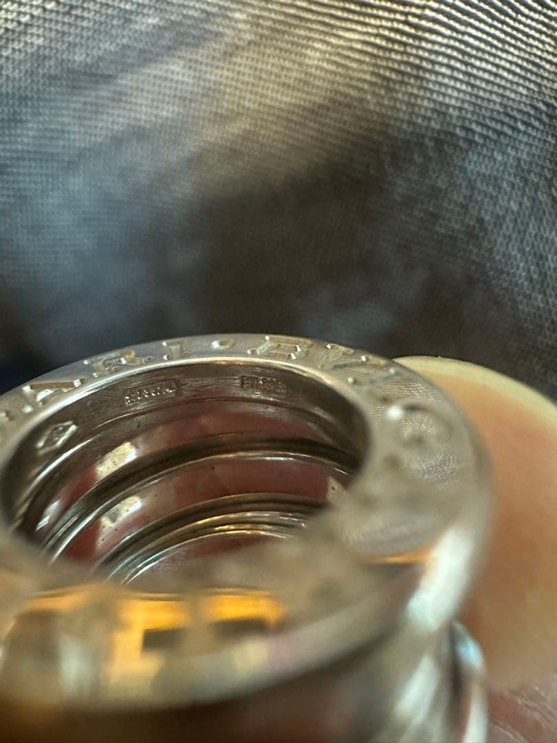 ブルガリ　ペンダントトップ　ビーゼロワン　B-zero1 K18WG ネックレス