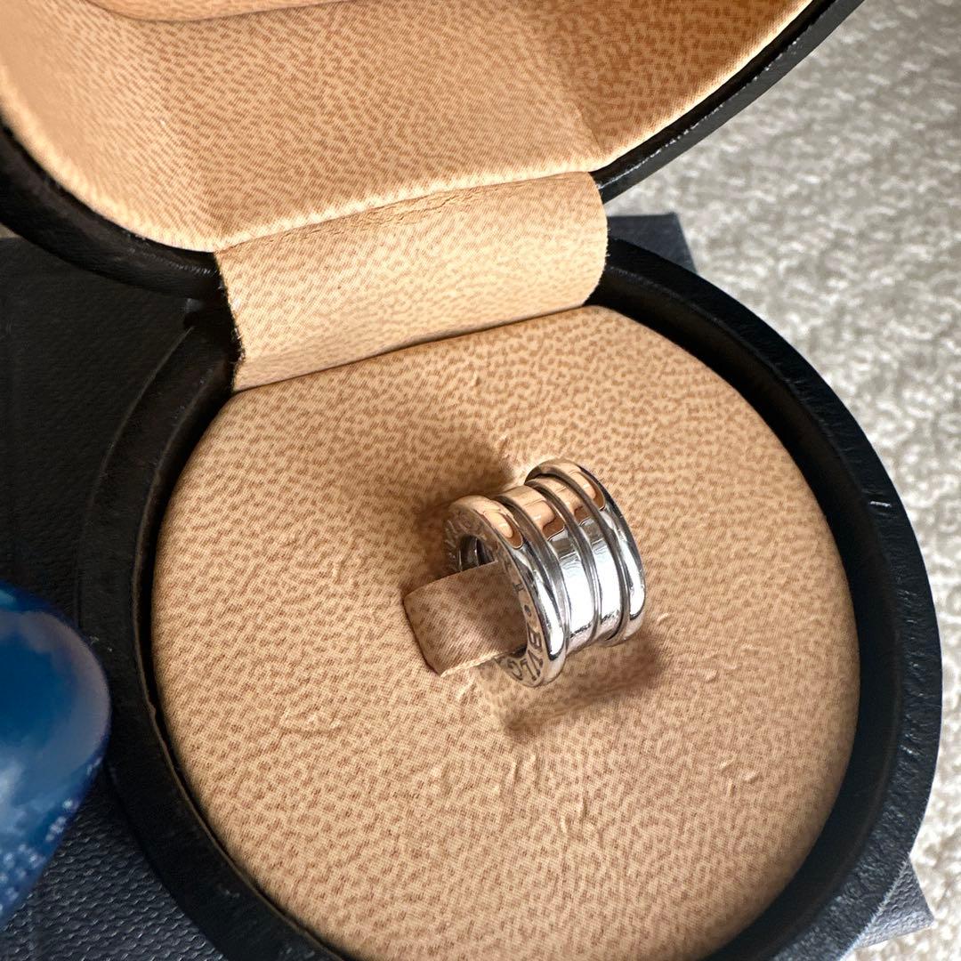 ブルガリ　ペンダントトップ　ビーゼロワン　B-zero1 K18WG ネックレス