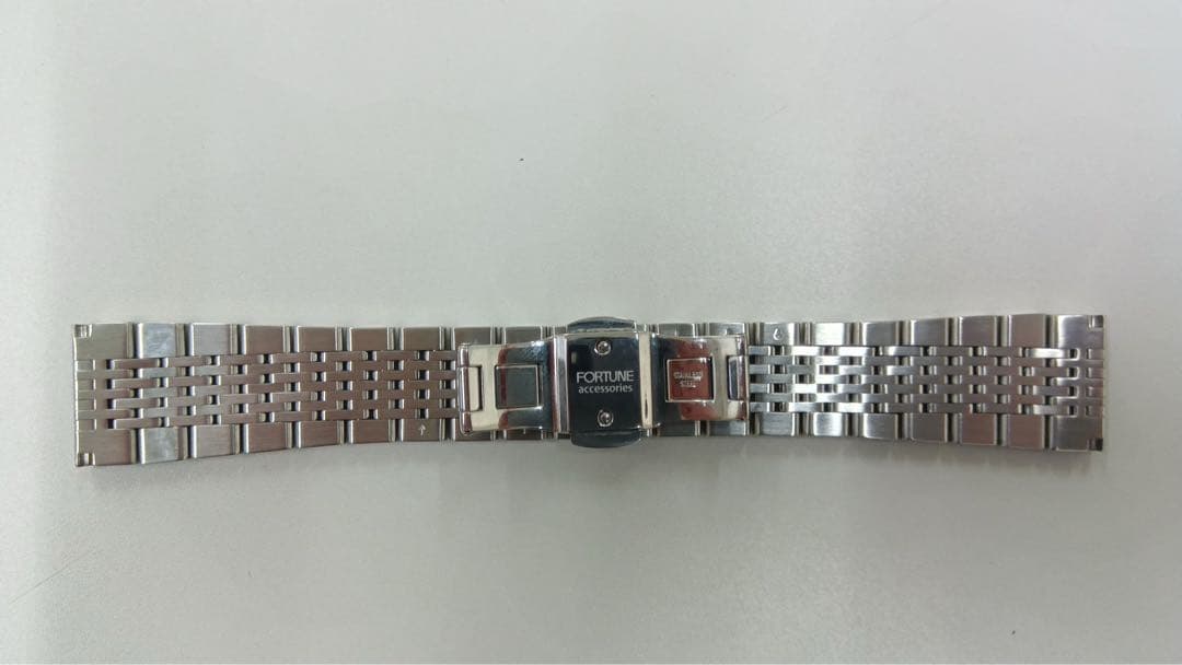 【2025年1月購入】ノモス他　メタルブレスレット　ラグ幅20mm　余りコマあり