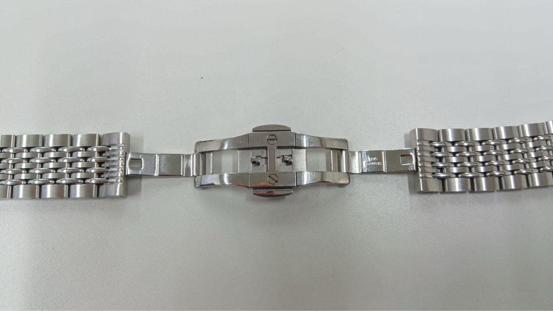 【2025年1月購入】ノモス他　メタルブレスレット　ラグ幅20mm　余りコマあり