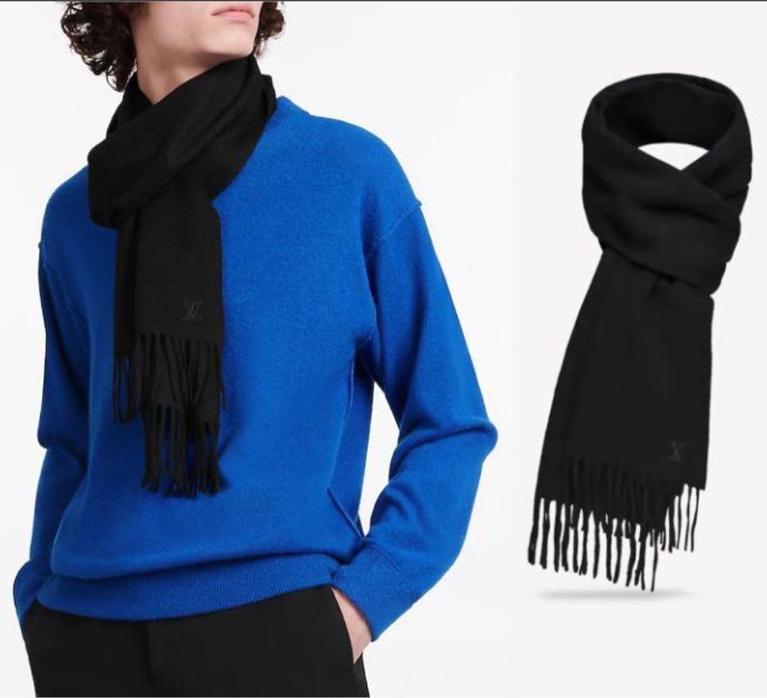 美品✨LV高級カシミヤマフラー❗️ヴィトンマフラー　カシミヤ　ヴィトン　マフラー