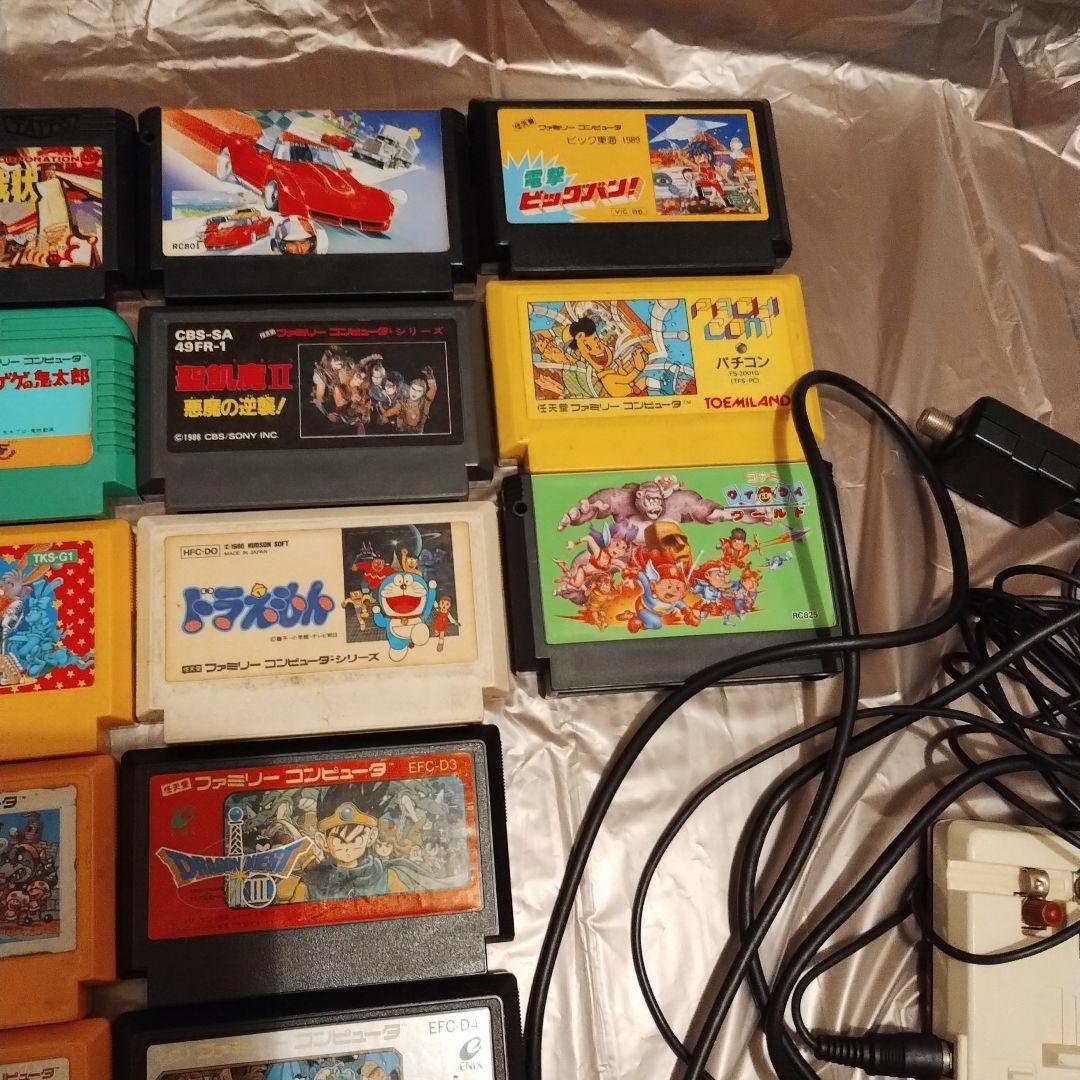 ファミコン本体　ファミコンソフト20本