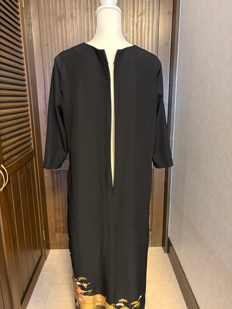 tani様確認画面☆ 着物リメイク　黒留袖　ロングワンピース