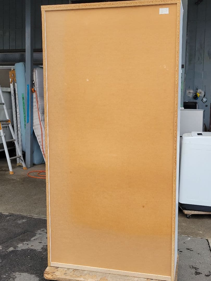 日本製 ガラス扉付き 大型食器棚 キャビネット ホワイト