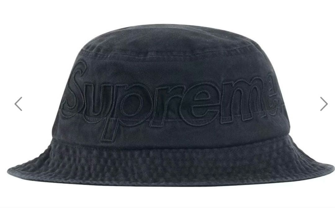Supreme ブラック バケットハット　2023ss お値下げ可