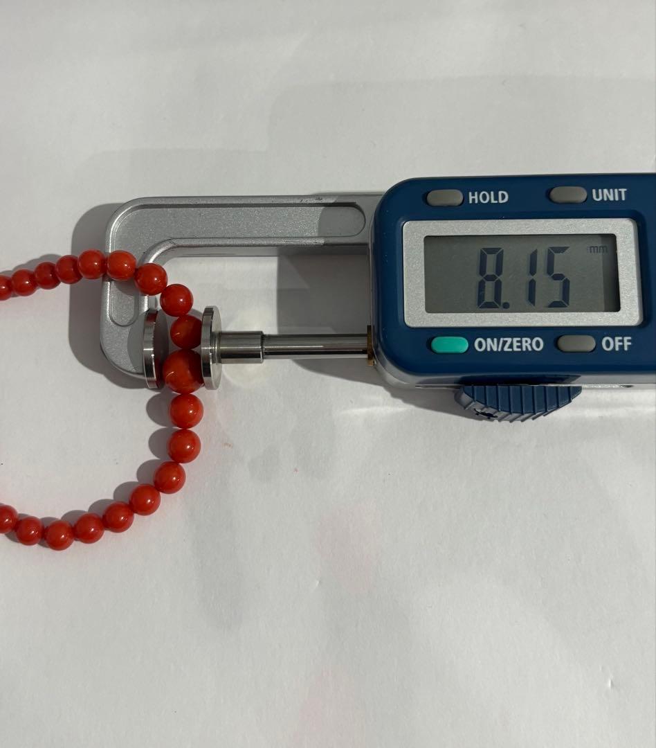 天然赤珊瑚ネックレス