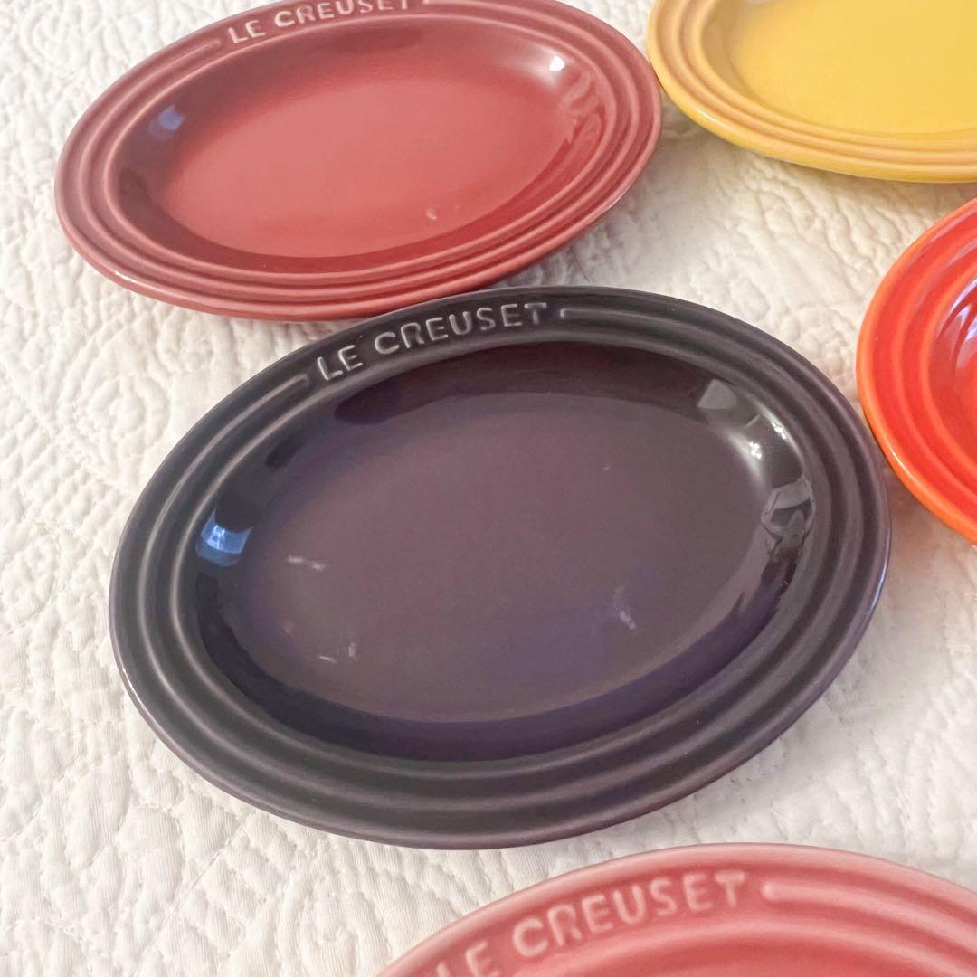 ㉓ルクルーゼ ミニオーバルプレート 12枚セット