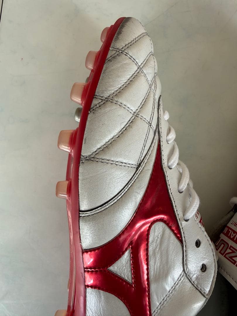 Mizuno モレリア 2 JAPAN AG スーパーホワイト×メルビーレッド