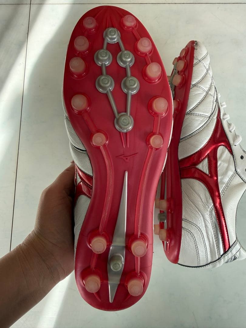 Mizuno モレリア 2 JAPAN AG スーパーホワイト×メルビーレッド