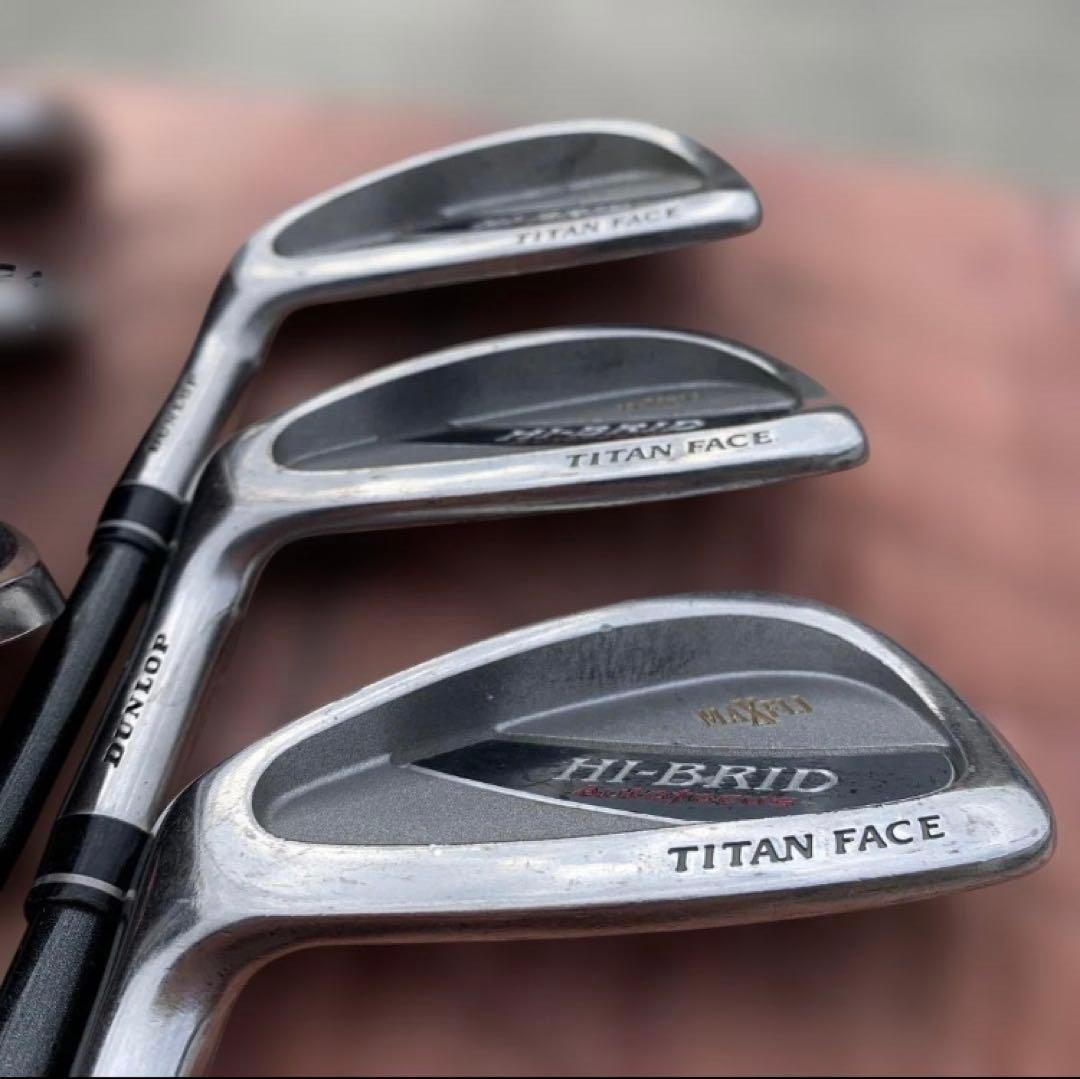 希少レフティ　DUNROP HI-BRID MAX FLI アイアン６本セットＲ