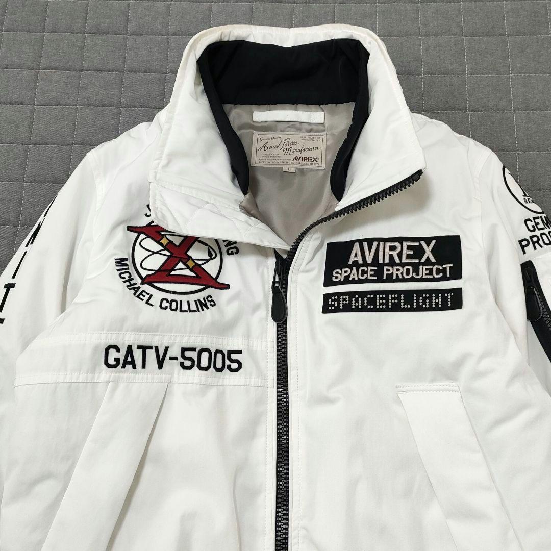 AVIREX　フライトジャケット　GT-10　SPACE WALK　ホワイト　L