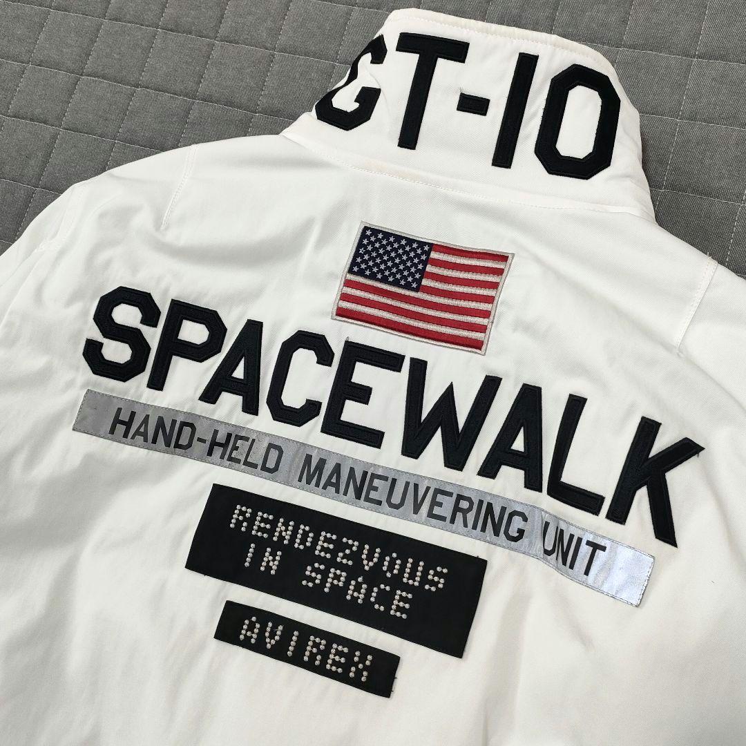 AVIREX　フライトジャケット　GT-10　SPACE WALK　ホワイト　L