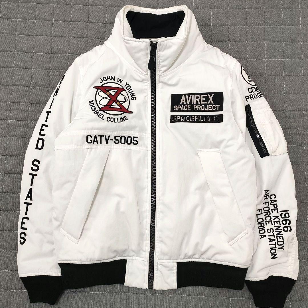 AVIREX　フライトジャケット　GT-10　SPACE WALK　ホワイト　L