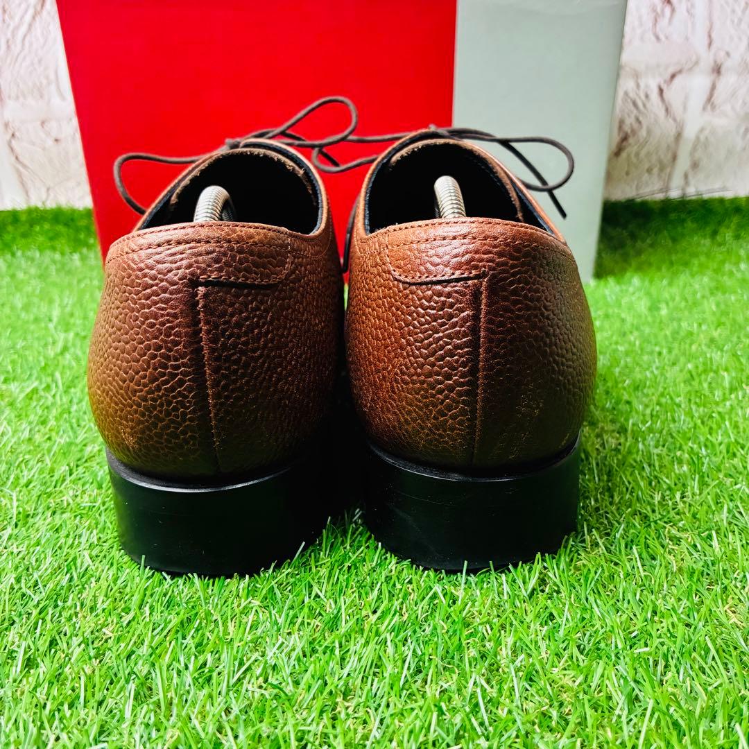 【極美品】REGAL 革靴 シボレザー ポストマン 厚底 パティーヌ 26½