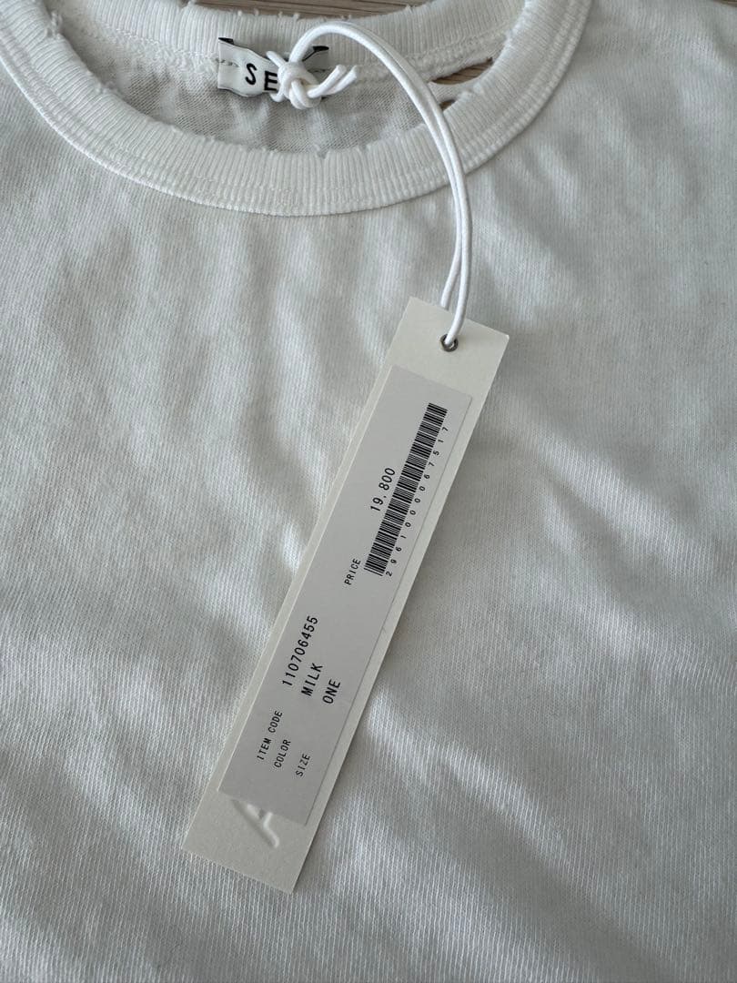 【新品】SEA VINTAGE 88 DAMAGED SHORT LACETEE