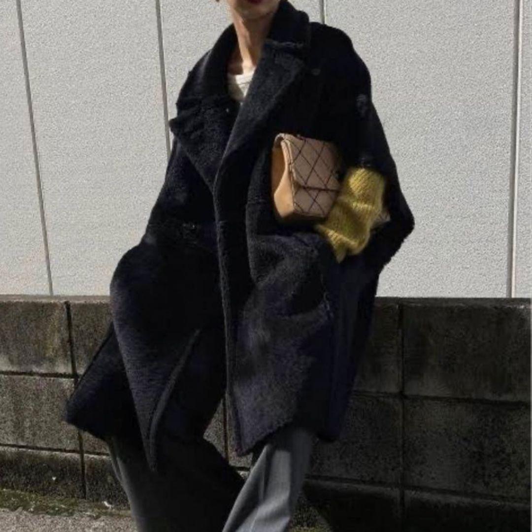 AMERI VINTAGE　ポンチョコート　ブラック