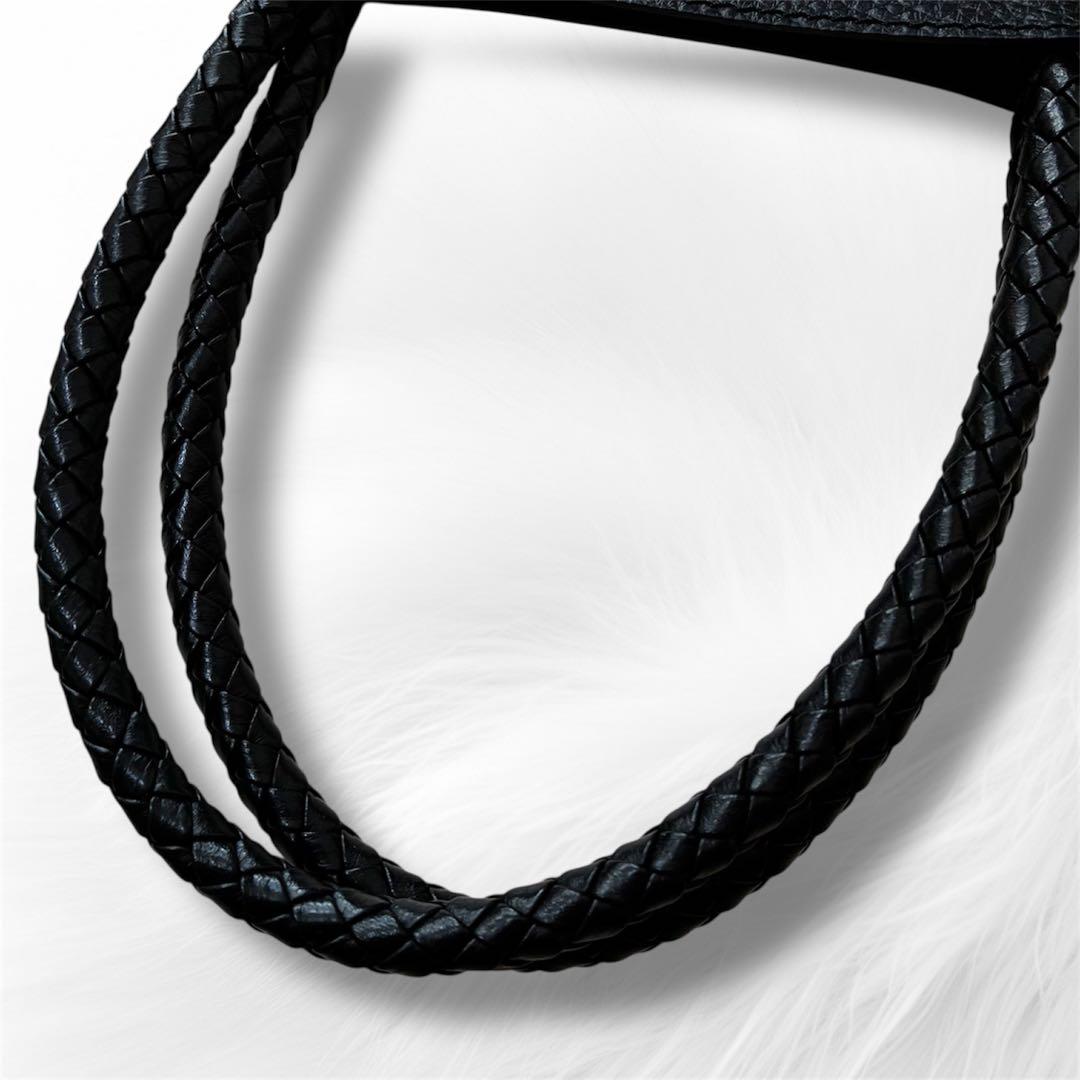 HIROFU チェスタ M B5軽量 トートバッグ ショルダー レザー 編み込み