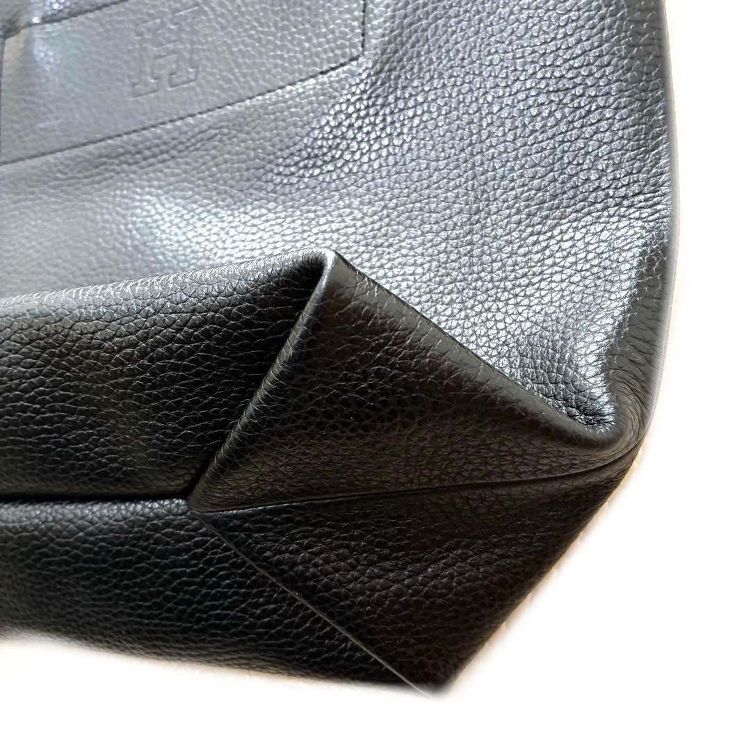 HIROFU チェスタ M B5軽量 トートバッグ ショルダー レザー 編み込み