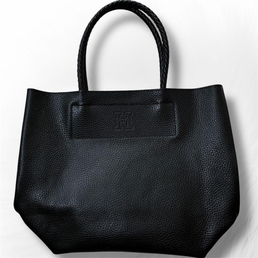 HIROFU チェスタ M B5軽量 トートバッグ ショルダー レザー 編み込み