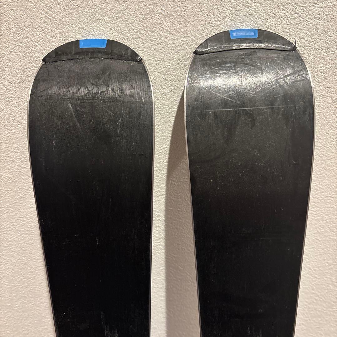 メンズ　HART DIVA スキー板 黒と紫 ビンディング　ポール付き