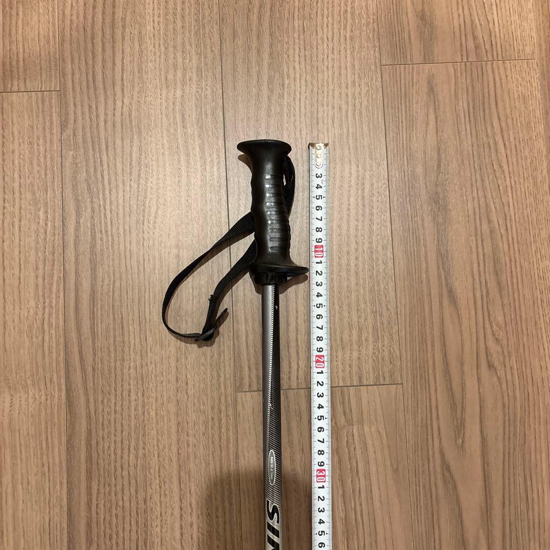 メンズ　HART DIVA スキー板 黒と紫 ビンディング　ポール付き