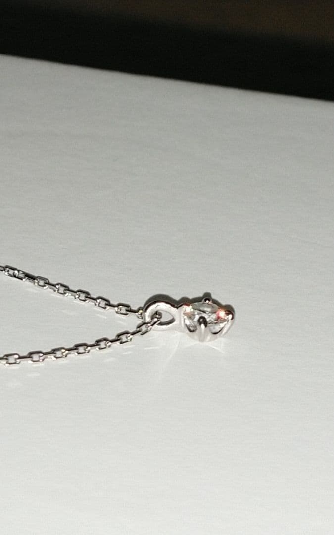 ete　 ネックレス ブライト　プラチナ 0.06ct