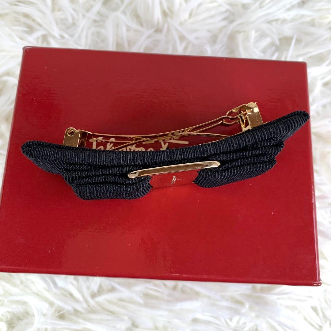 極美品ꕥサルヴァトーレフェラガモ バレッタ ヘアアクセサリー ヘアピン ヴァラ