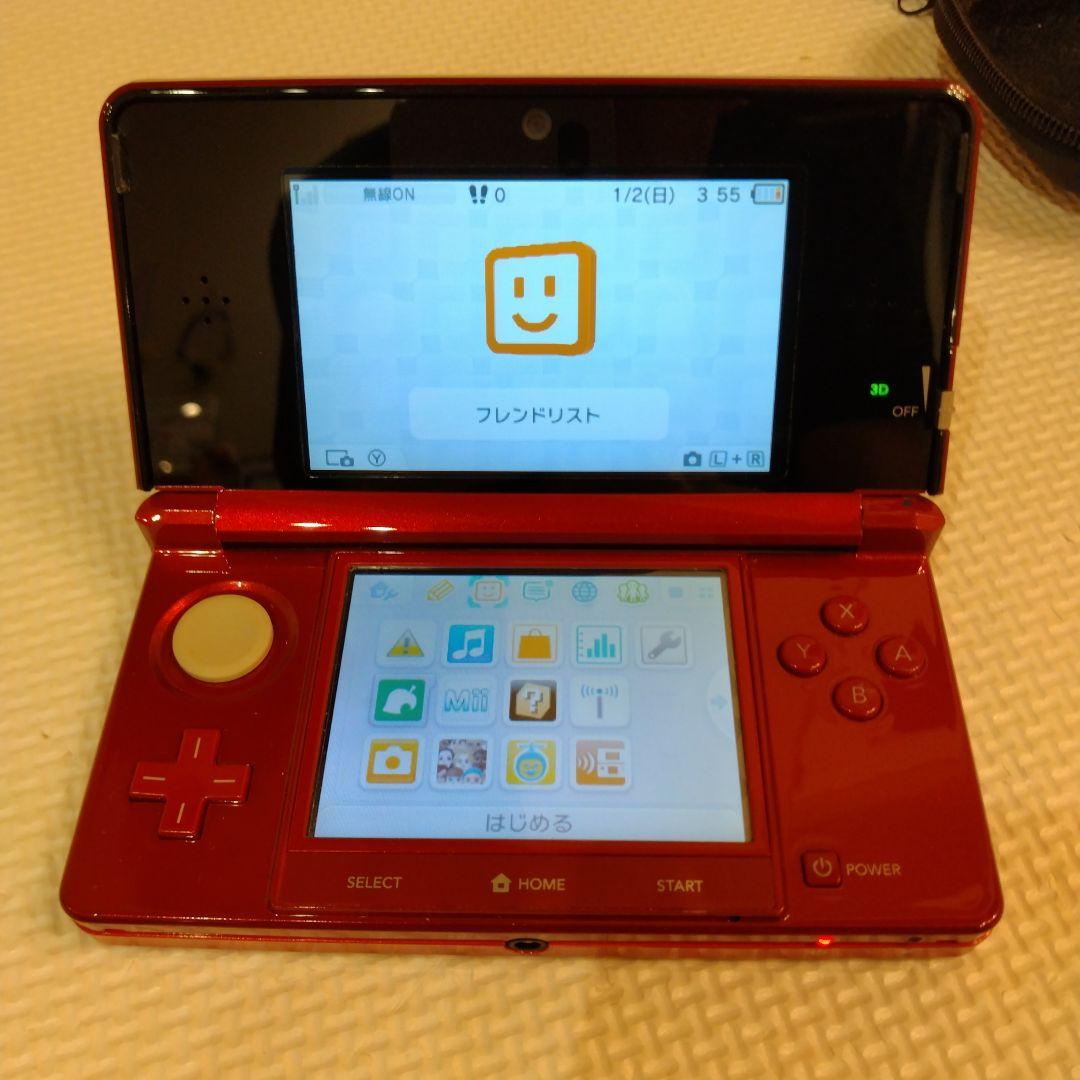 ニンテンドー3DS メタリックレッド