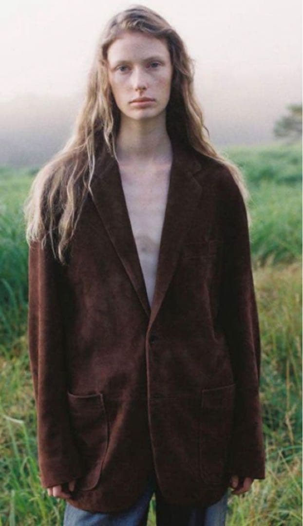 ジャケット・アウター LIDNM Goat Suede Tailored Jacket