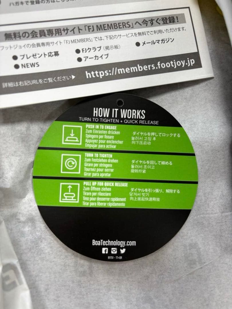 [26.5㎝]FJ ゴルフシューズ BOAシステム