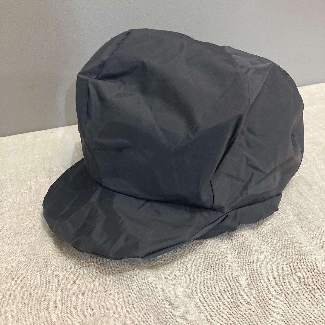 イッセイミヤケ ダークグレー　ナイロン　帽子　キャスケット F フリー　キャップ