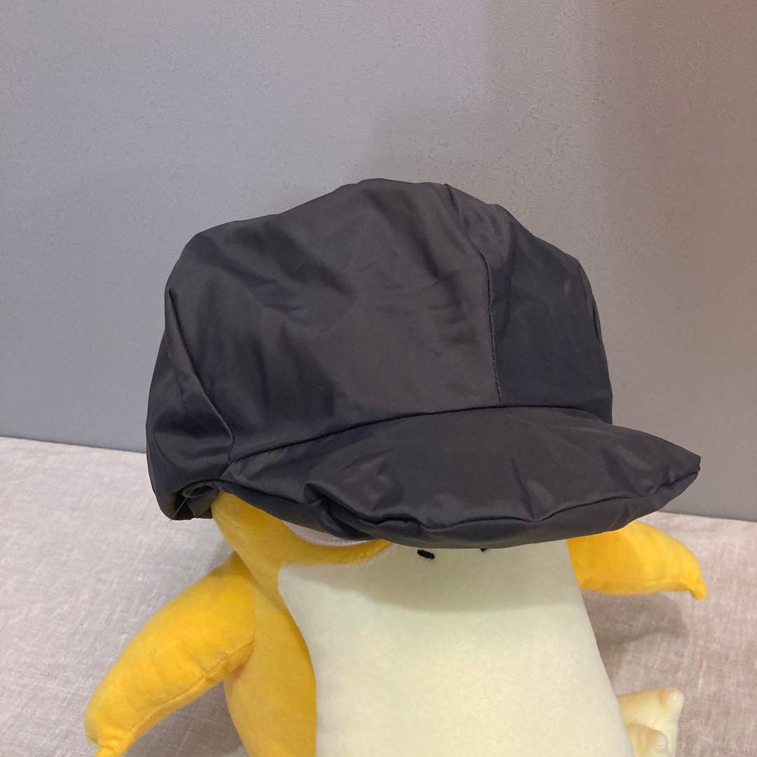 イッセイミヤケ ダークグレー　ナイロン　帽子　キャスケット F フリー　キャップ