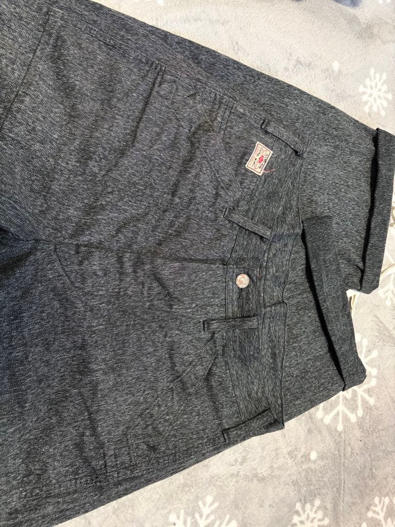 30インチ　シュガーケーン ブラックコバート ワークパンツ