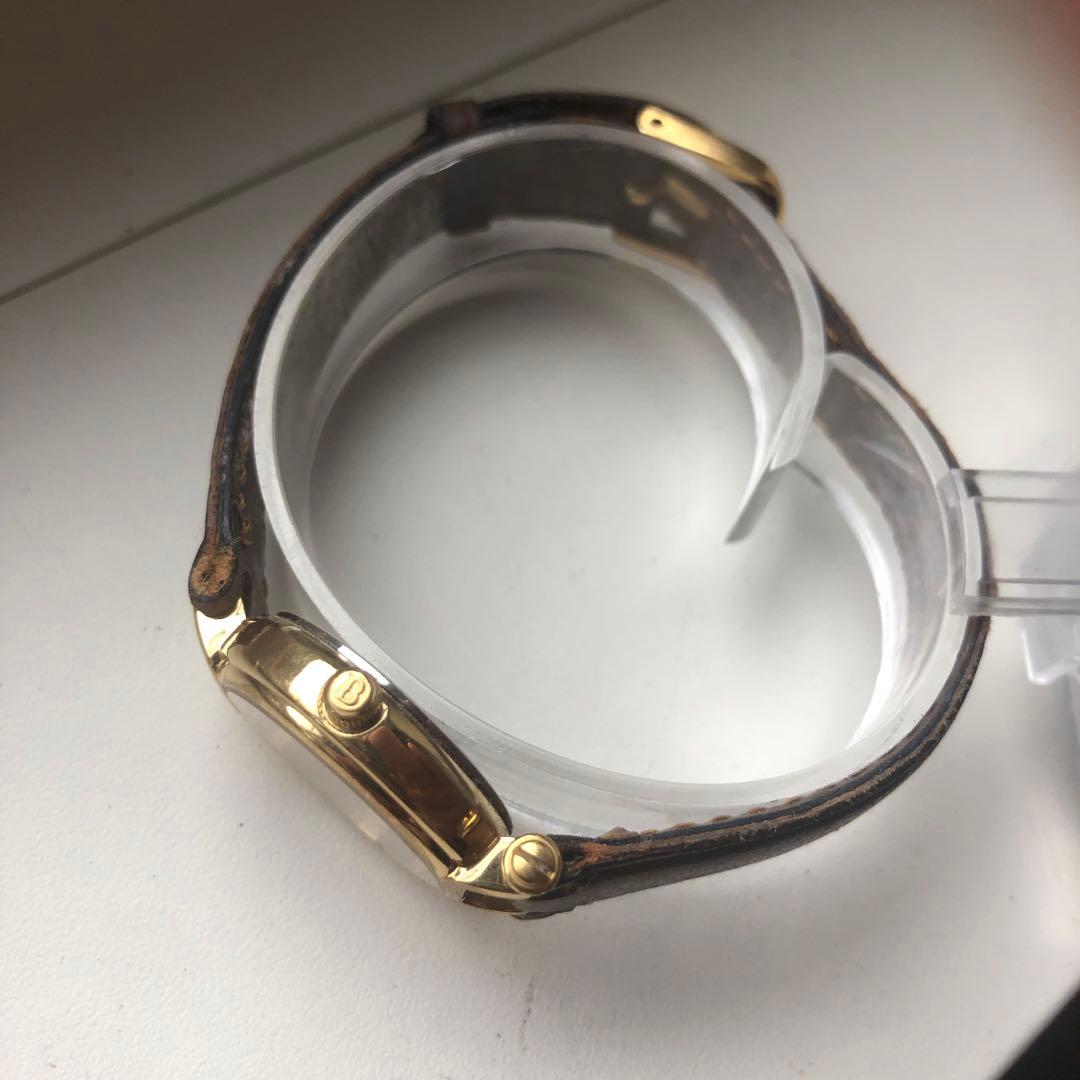 Burberry バーバリー レザーベルト 腕時計 ノバチェック柄　電池新品