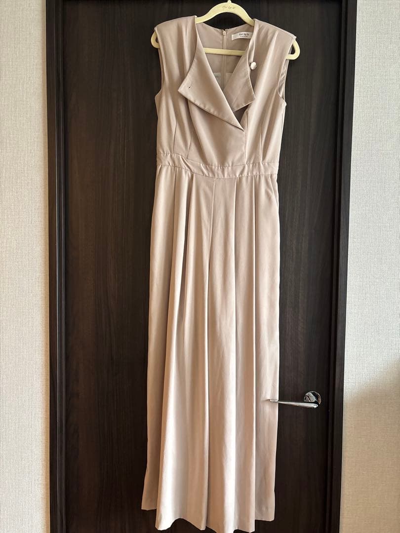 サロペット・オーバーオール・オールインワン Two-Way Collar Jumpsuit Herlipto honey